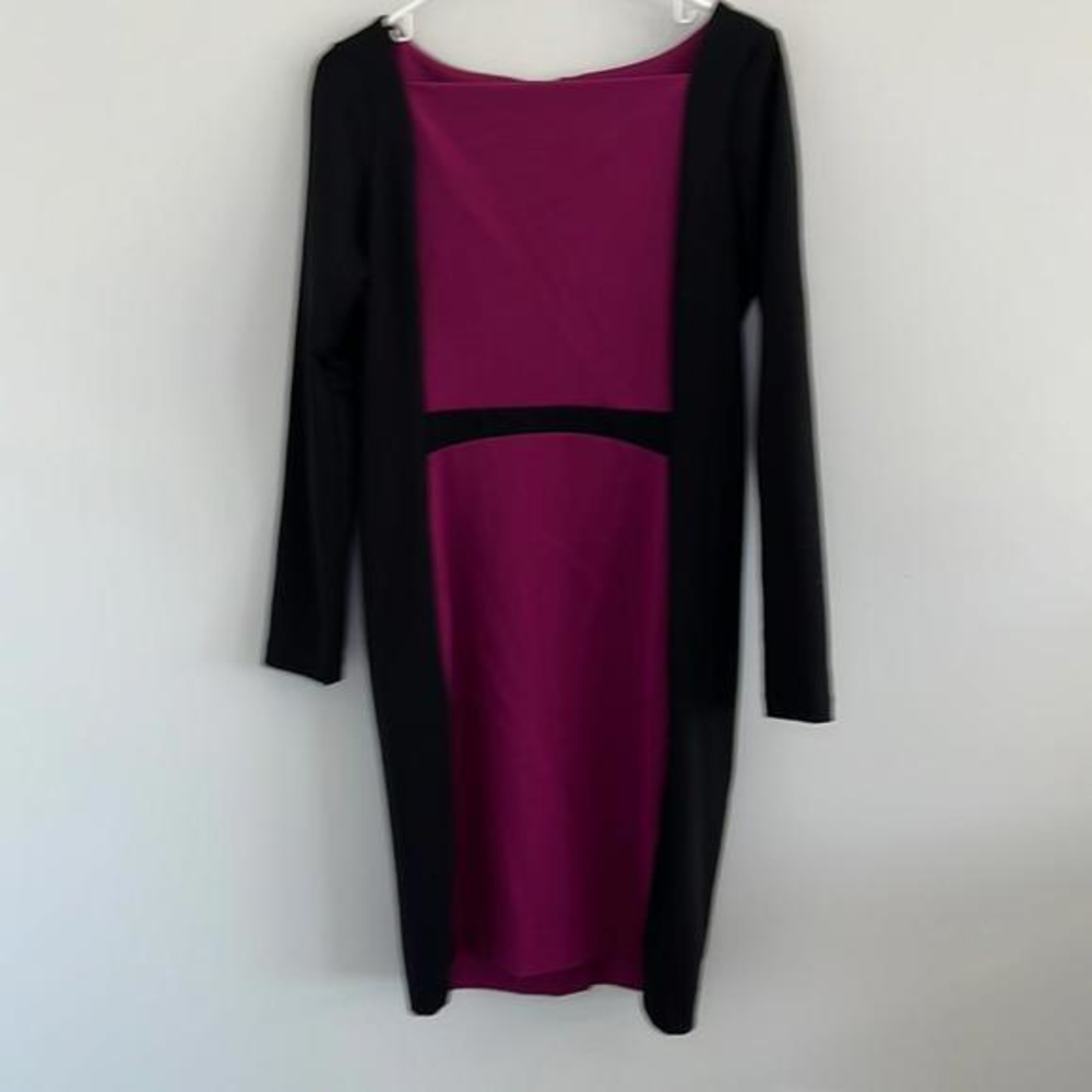Narciso Rodríguez for Design nation color block‎ bodycon square neckline